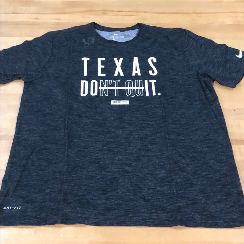 Nike M’s Dri-Fit Cotton SS Texas Don’t Quit